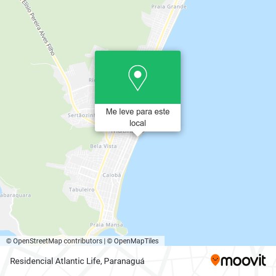 Residencial Atlantic Life mapa