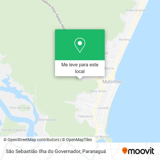 São Sebastião Ilha do Governador mapa