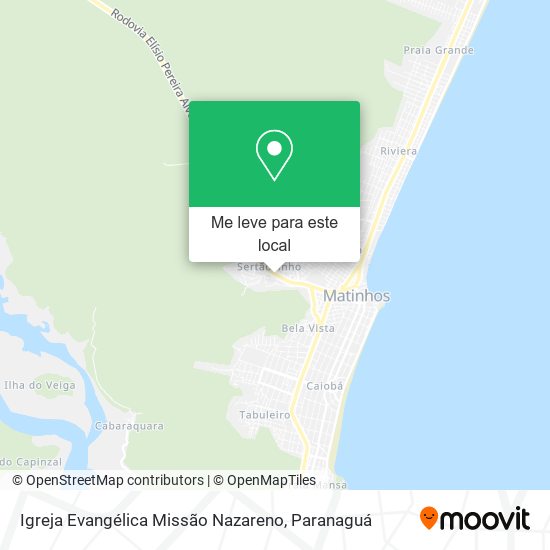 Igreja Evangélica Missão Nazareno mapa