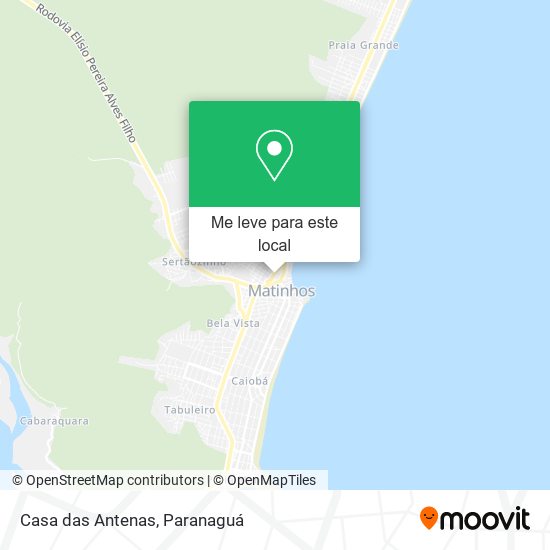 Casa das Antenas mapa