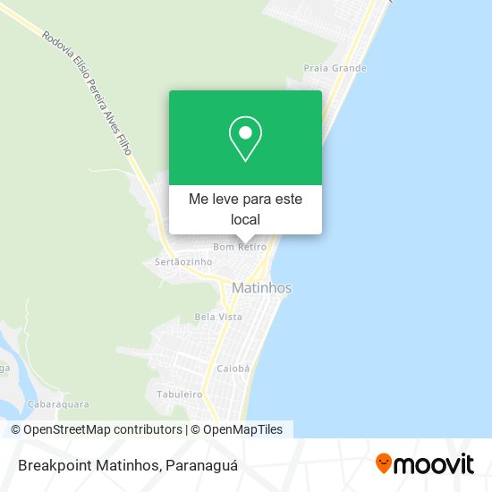 Breakpoint Matinhos mapa