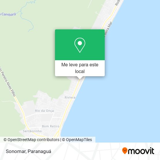 Sonomar mapa