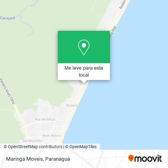 Maringa Moveis mapa