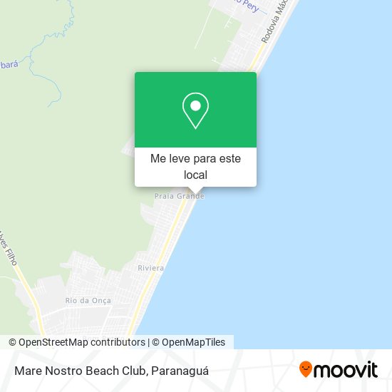 Mare Nostro Beach Club mapa