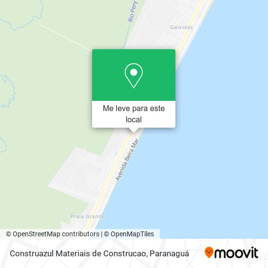 Construazul Materiais de Construcao mapa
