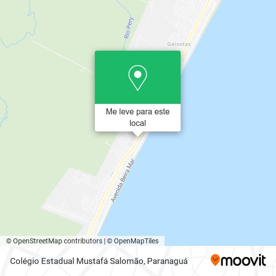 Colégio Estadual Mustafá Salomão mapa