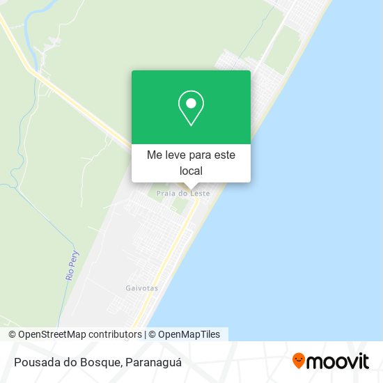 Pousada do Bosque mapa