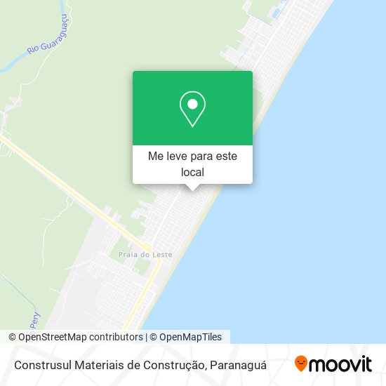 Construsul Materiais de Construção mapa