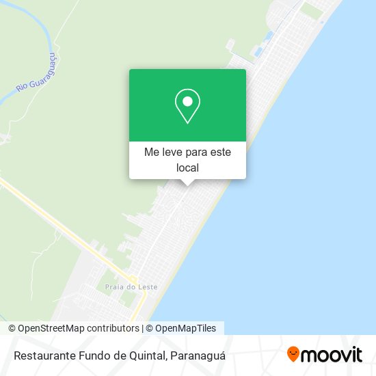 Restaurante Fundo de Quintal mapa