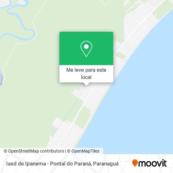 Iasd de Ipanema - Pontal do Paraná mapa