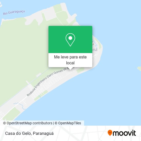 Casa do Gelo mapa