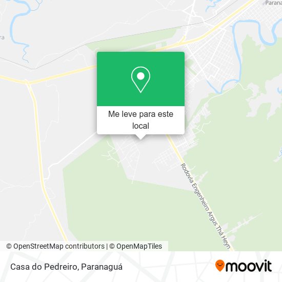 Casa do Pedreiro mapa