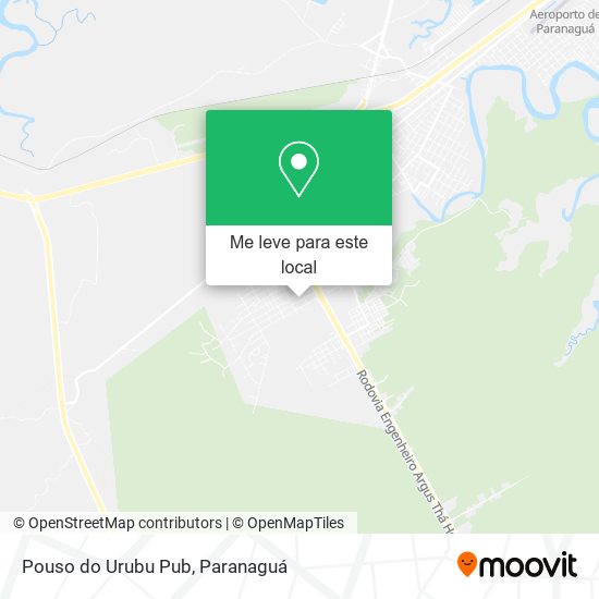 Pouso do Urubu Pub mapa