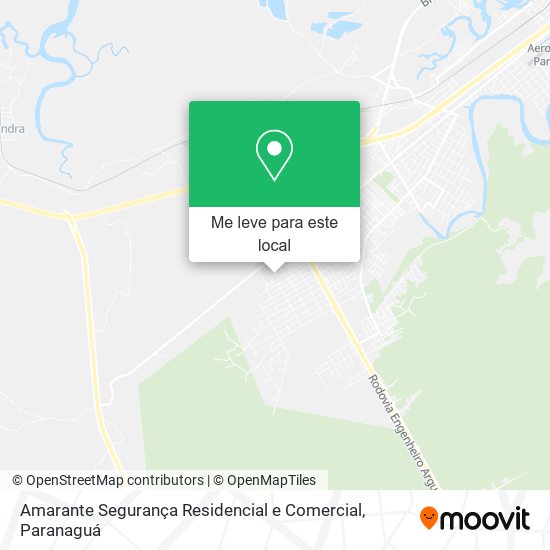 Amarante Segurança Residencial e Comercial mapa
