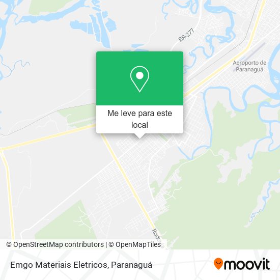 Emgo Materiais Eletricos mapa