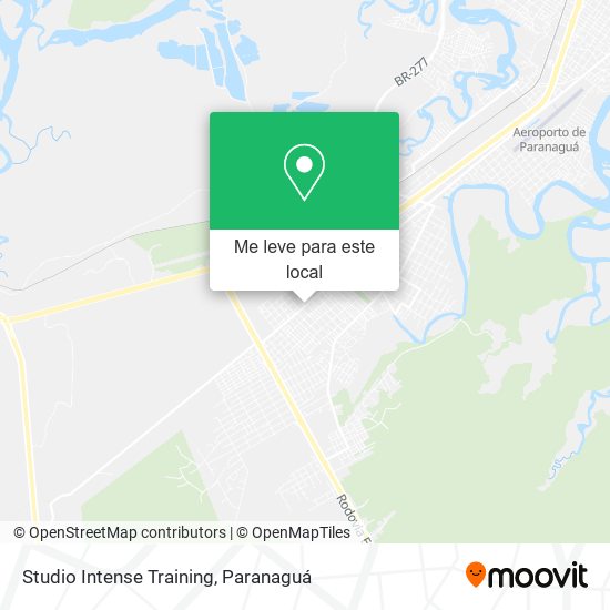 Studio Intense Training mapa