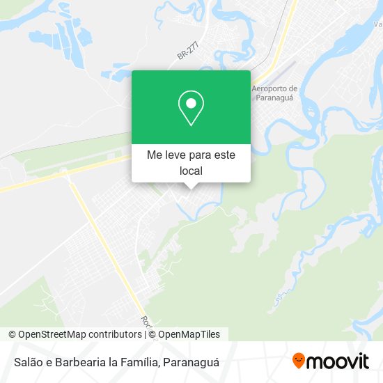 Salão e Barbearia la Família mapa