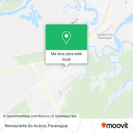 Restaurante do Acácio mapa