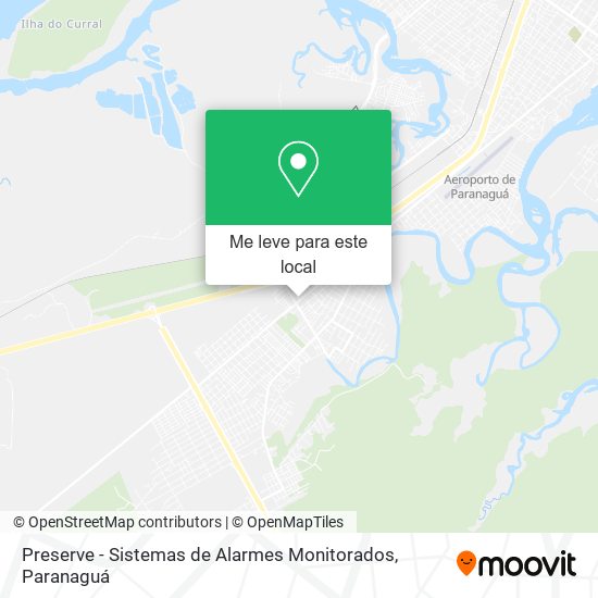 Preserve - Sistemas de Alarmes Monitorados mapa
