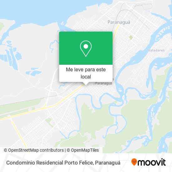 Condomínio Residencial Porto Felice mapa