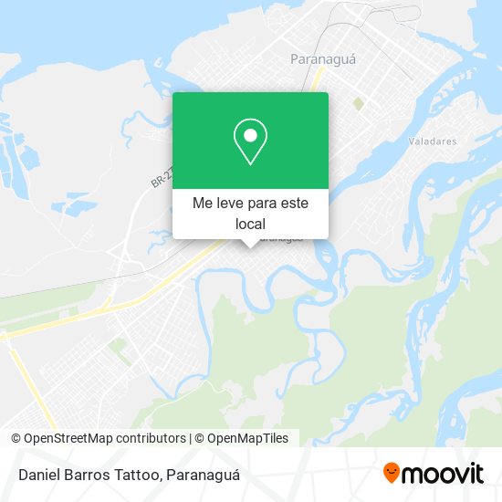 Daniel Barros Tattoo mapa