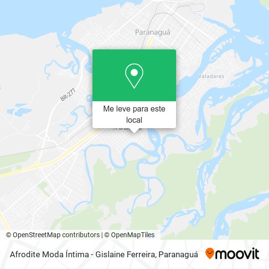 Afrodite Moda Íntima - Gislaine Ferreira mapa