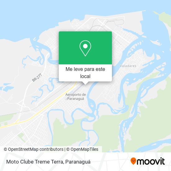 Moto Clube Treme Terra mapa