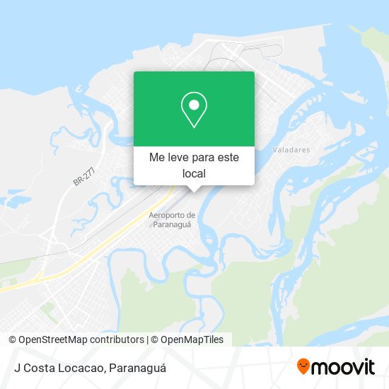 J Costa Locacao mapa