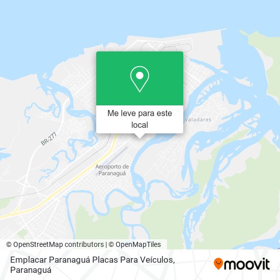 Emplacar Paranaguá Placas Para Veículos mapa