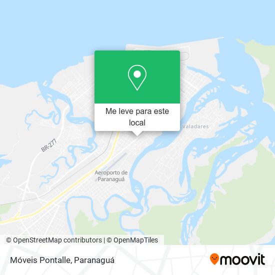 Móveis Pontalle mapa