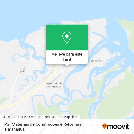 Asj Materiais de Construcoes e Reformas mapa