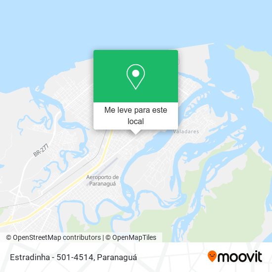 Estradinha - 501-4514 mapa