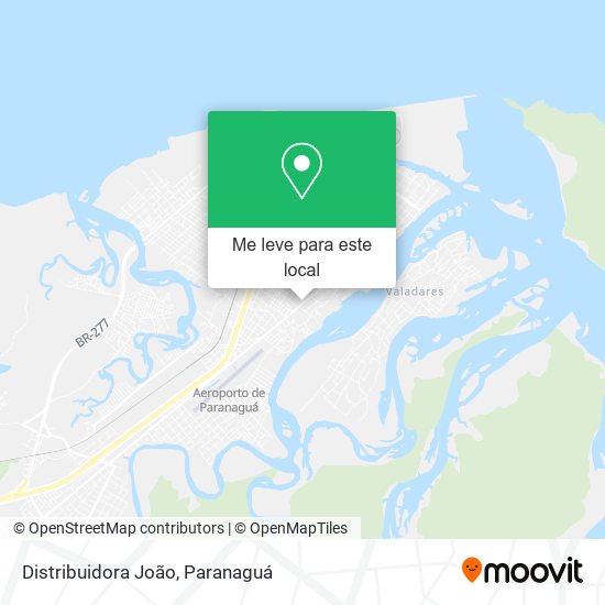 Distribuidora João mapa