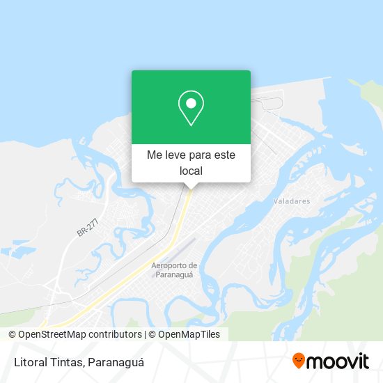Litoral Tintas mapa