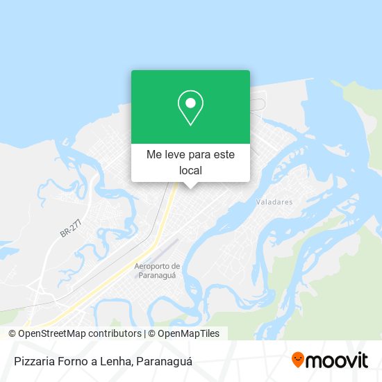 Pizzaria Forno a Lenha mapa