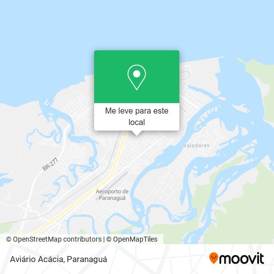 Aviário Acácia mapa