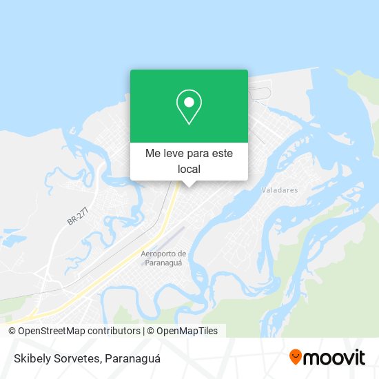 Skibely Sorvetes mapa