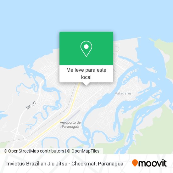 Invictus Brazilian Jiu Jitsu - Checkmat mapa