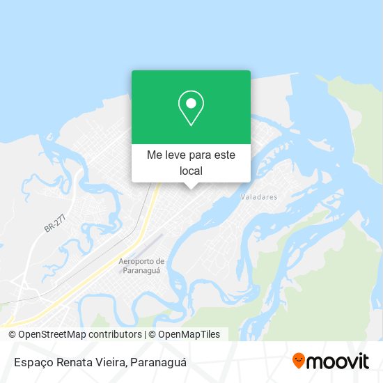 Espaço Renata Vieira mapa