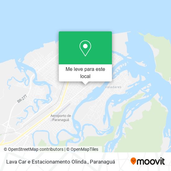 Lava Car e Estacionamento Olinda. mapa