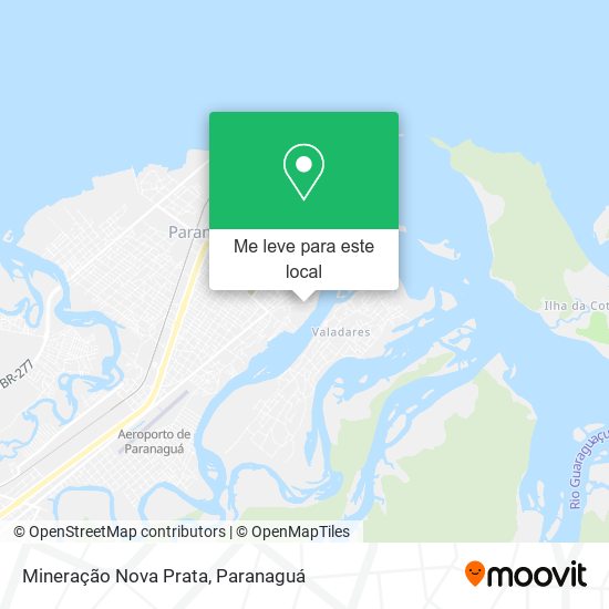 Mineração Nova Prata mapa