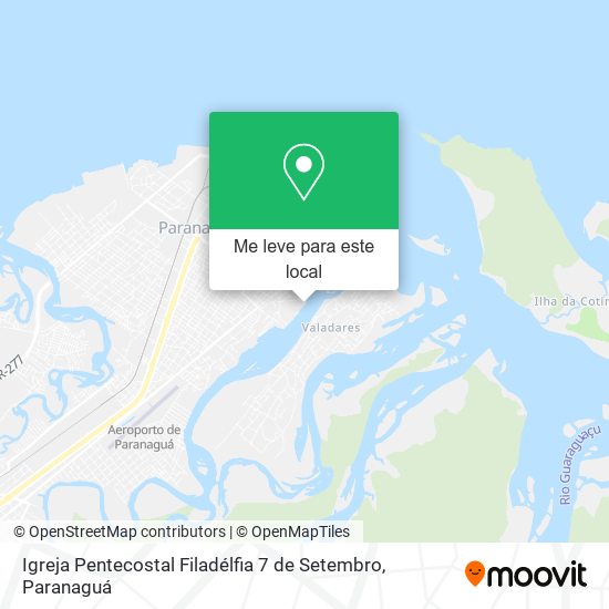 Igreja Pentecostal Filadélfia 7 de Setembro mapa