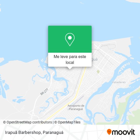 Irapuã Barbershop mapa