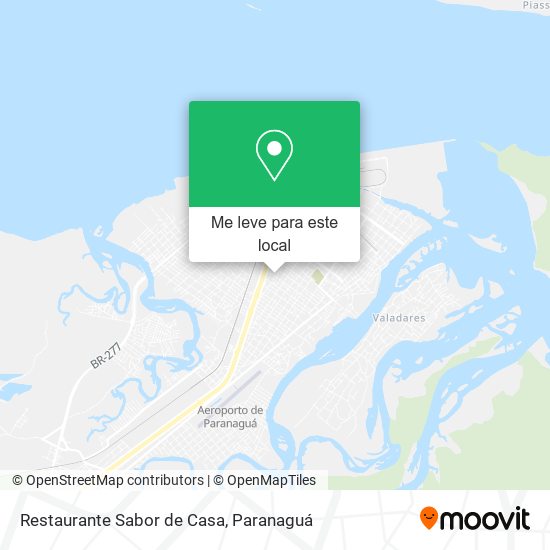 Restaurante Sabor de Casa mapa
