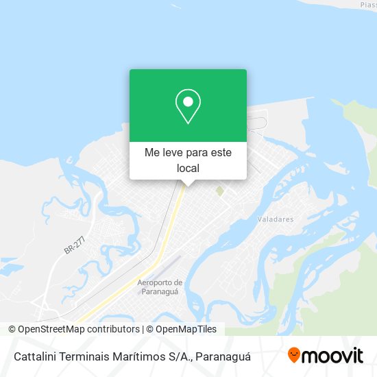 Cattalini Terminais Marítimos S / A. mapa