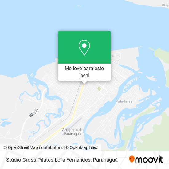Stúdio Cross Pilates Lora Fernandes mapa