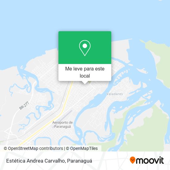 Estética Andrea Carvalho mapa