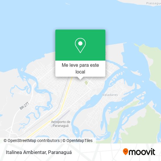 Italínea Ambientar mapa