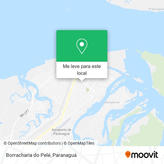 Borracharia do Pelé mapa