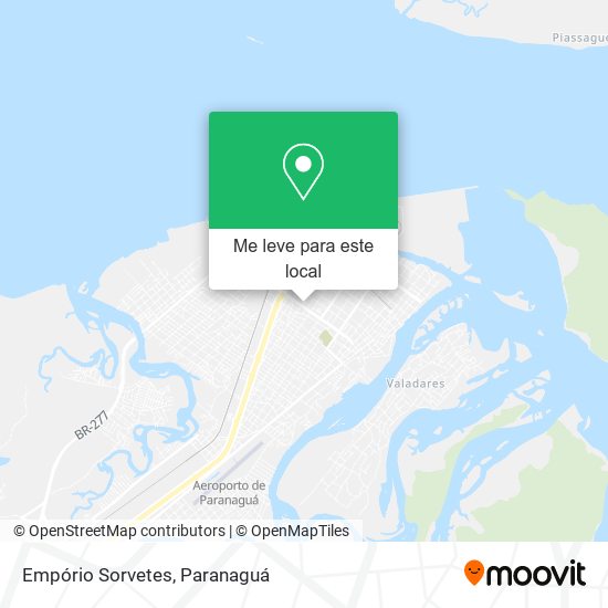 Empório Sorvetes mapa